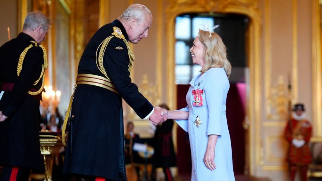 Dame Jayne Christensen (Jayne Torvill), is made a Dame Commander of the British Empire by King Charles III at Windsor Castle. The honour recognises services to ice skating and to voluntary service. Picture date: Tuesday June 2, 2026 2026.