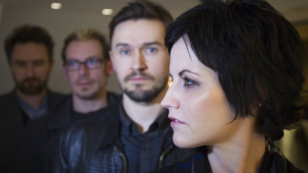 The Cranberries in 2012 (L-R): Noel Hogan, Fergal Lawler, Mike Hogan and Dolores O'Riordan