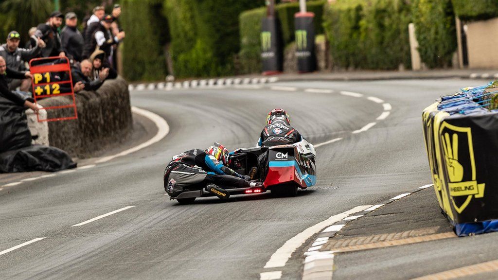 Ben and Tom Birchall racing at the TT