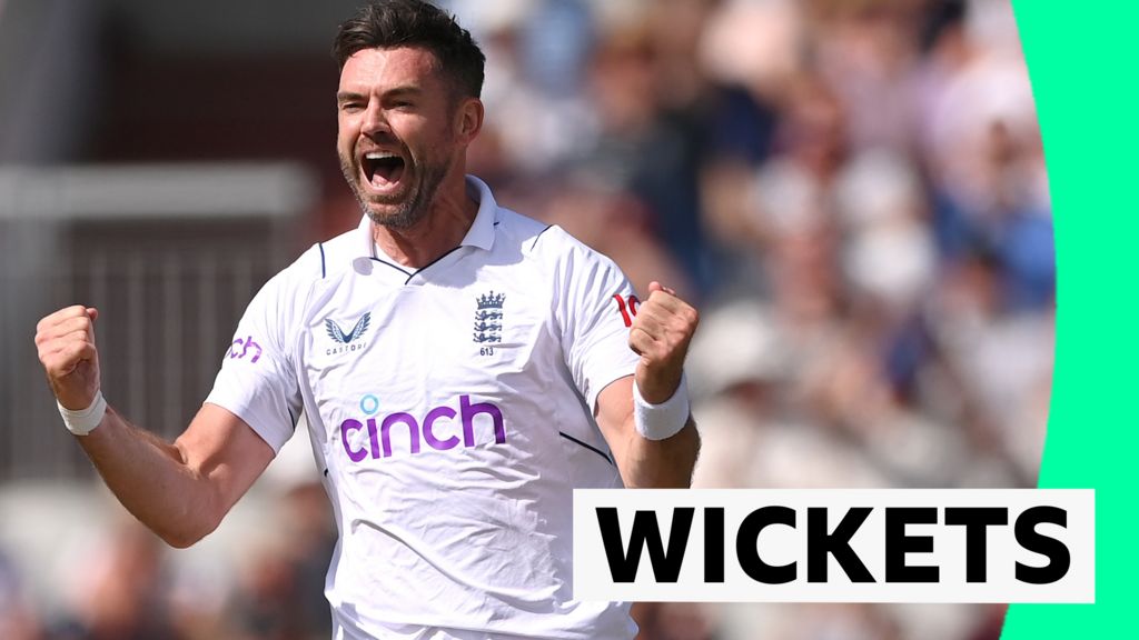 England v South Africa: James Anderson takes two wickets in two balls