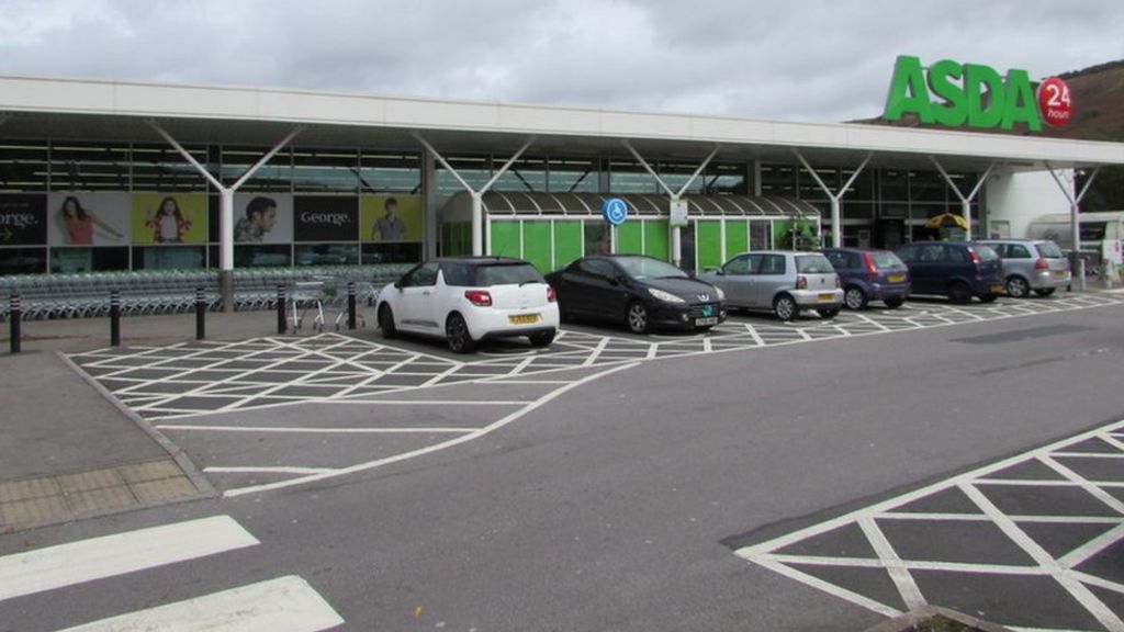 Man 82 Dies In Tonypandy Asda Car Park Crash Bbc News