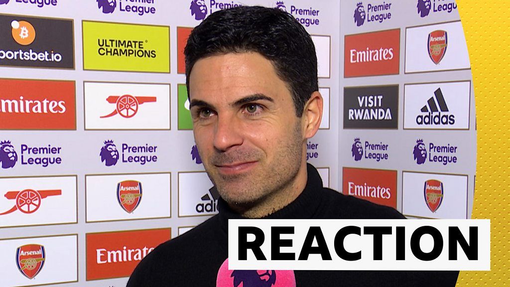 Arteta 'delighted' with Arsenal win over Everton