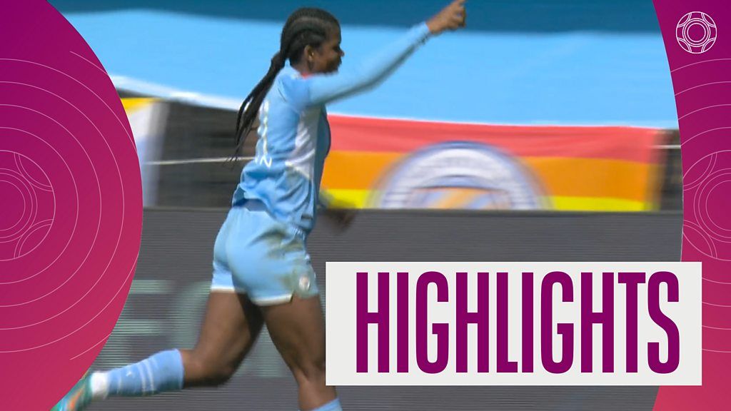 WSL: Manchester City 7-2 Brighton highlights