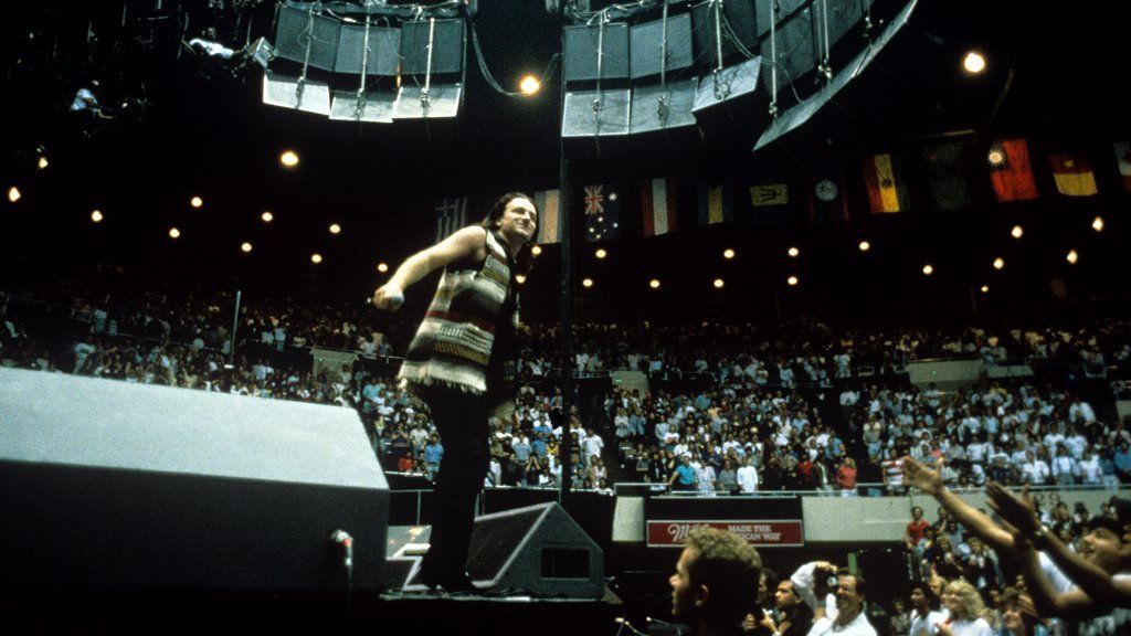 U2 perform in 1987