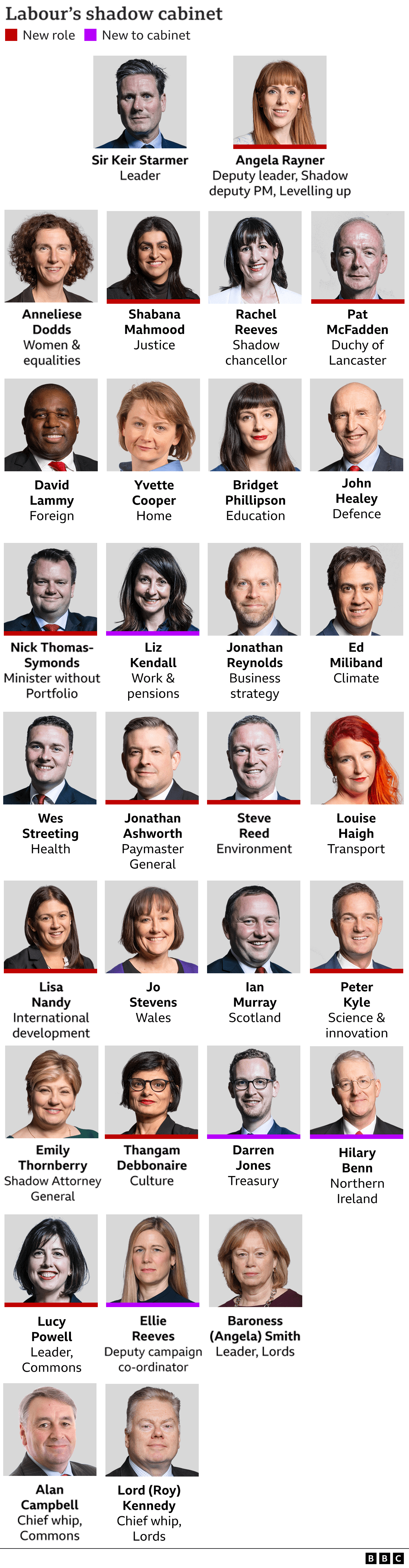 Labour shadow cabinet