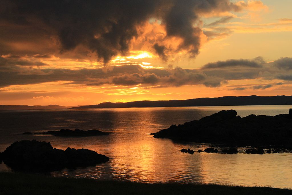 Sunrise over Shetland