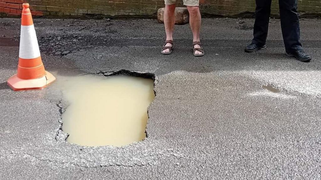 The sinkhole in Repton