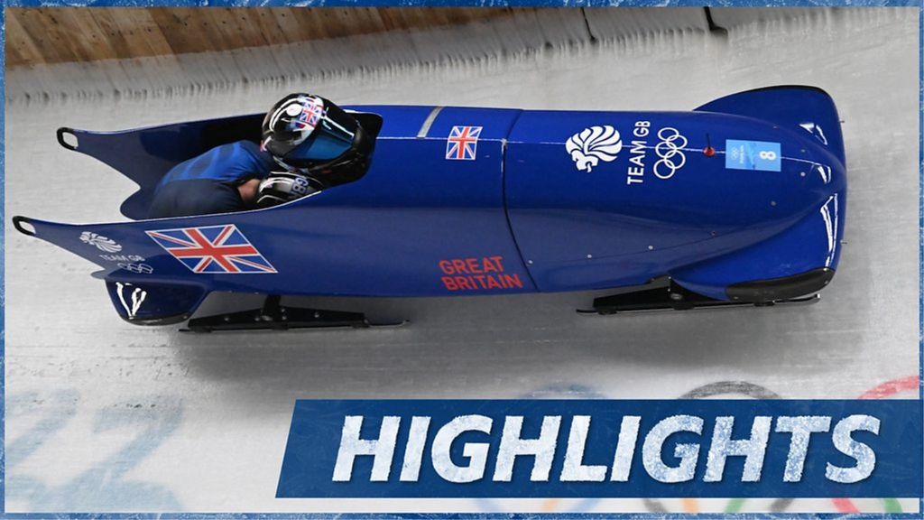 Winter Olympics: Great Britain 11th after first two runs of two-man bobsleigh