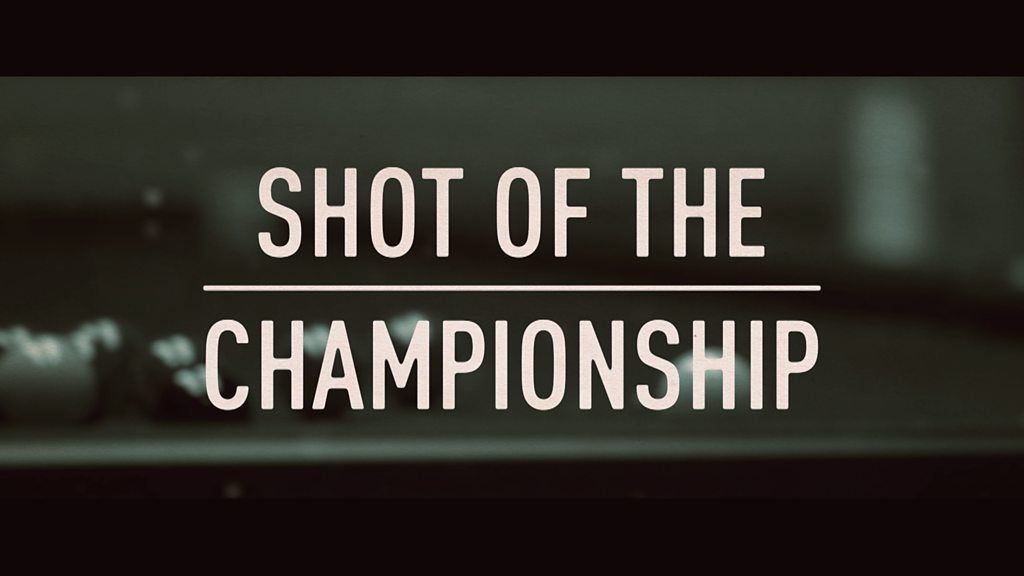 Shot of the World Snooker Championship