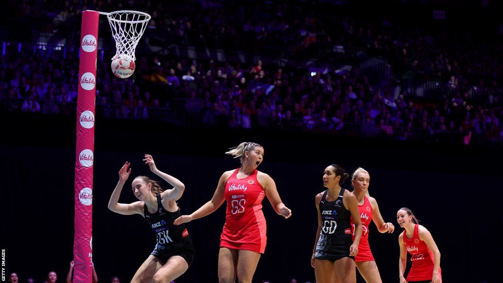 Netball Nations Cup 2024 England beat New Zealand 5857 in thriller to