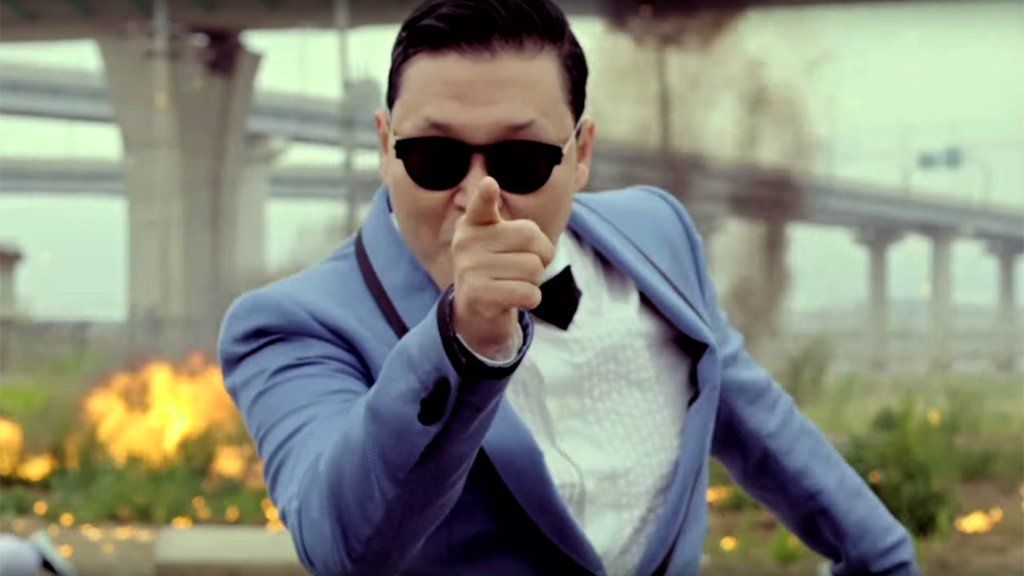 gangnam style lyrics english korean