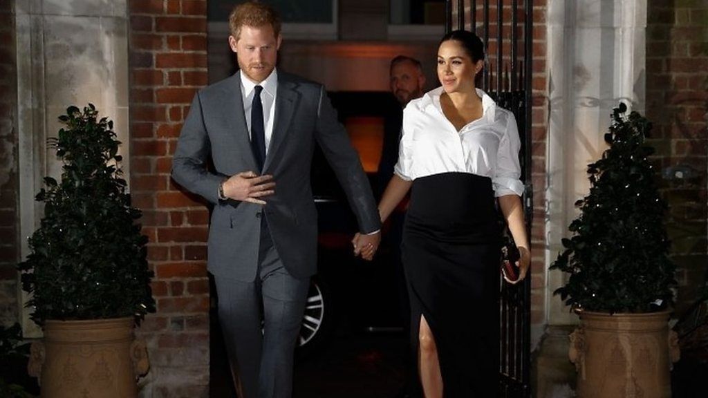 The Duke and Duchess of Sussex on 7 February 2019