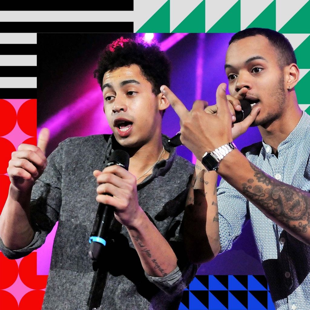 A picture of Rizzle Kicks performing