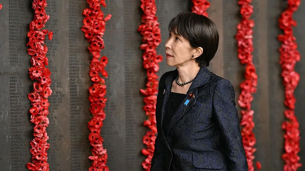 Prime Minister Sanae Takaichi on a visit to Australia in May 2026