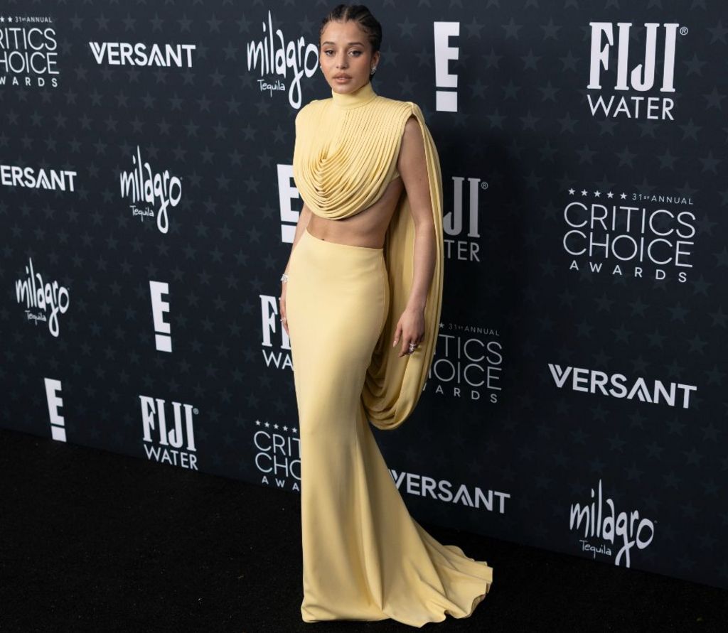 Chase Infiniti attends the 31st Annual Critics Choice Awards at Barker Hangar on January 04, 2026 in Santa Monica, California