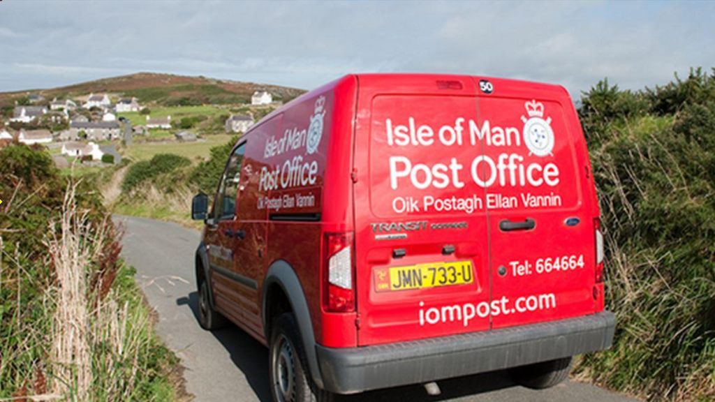 Isle of Man Post Office van