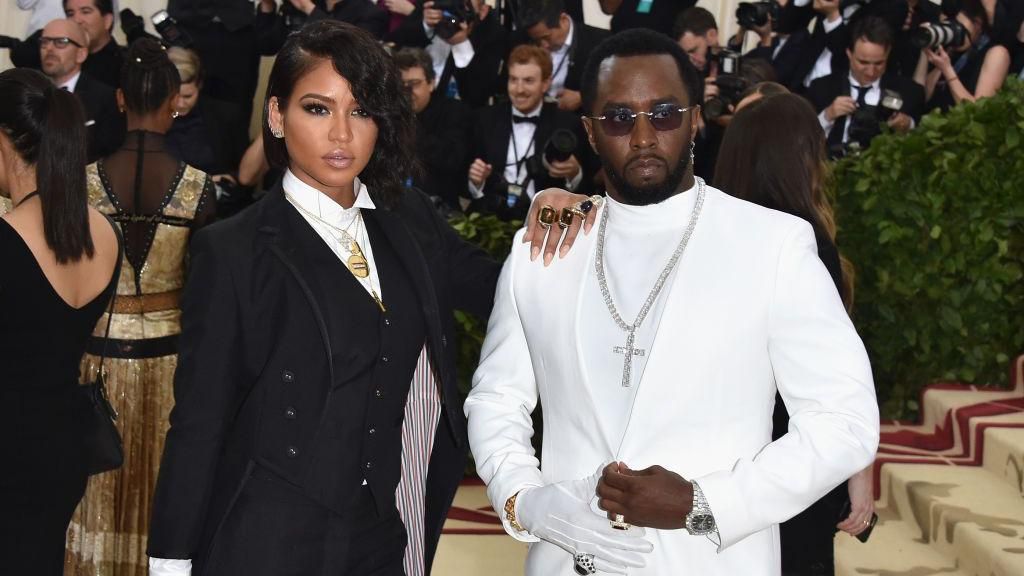 Cassie Ventura and Sean Combs in 2018