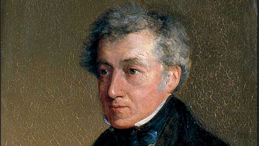 A portrait painting of James Stark