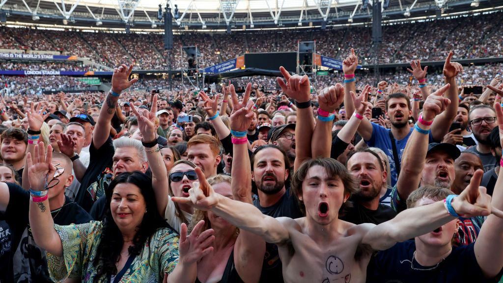 Foo Fighters fans in London