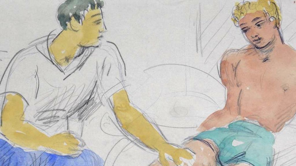 Duncan Grant Artist S Lost Erotic Drawings Worth 2m Discovered Bbc News