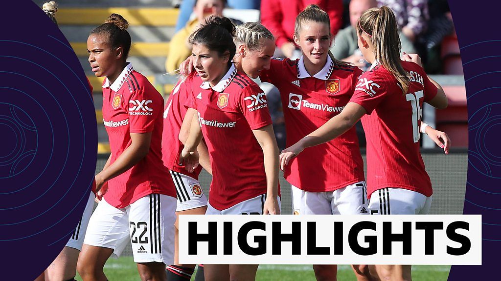 WSL: Toone scores twice as United thrash Brighton