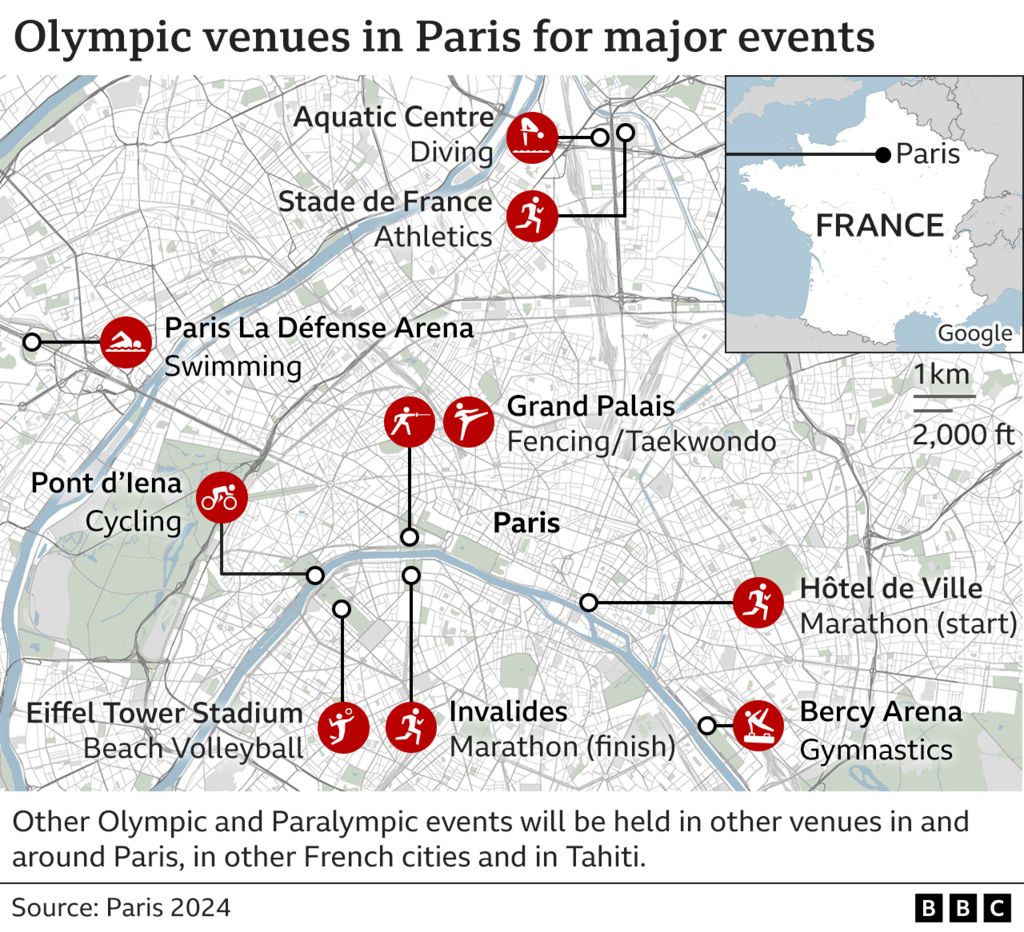 Paris 2024: How is France preparing for the Olympics and Paralympics? - BBC  News