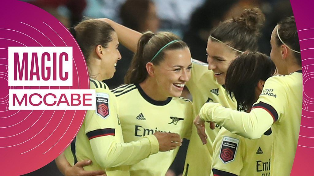 WSL 2021: 'Absolutely spectacular' - watch McCabe's 'beautiful' lob