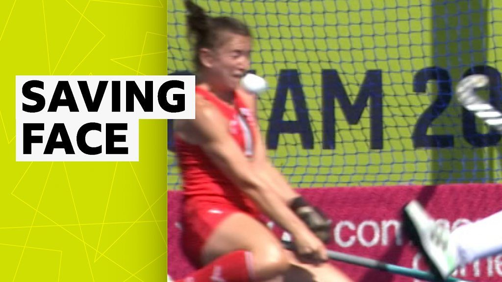 Commonwealth Games: Beth Bingham hit in face by hockey ball as Wales play England