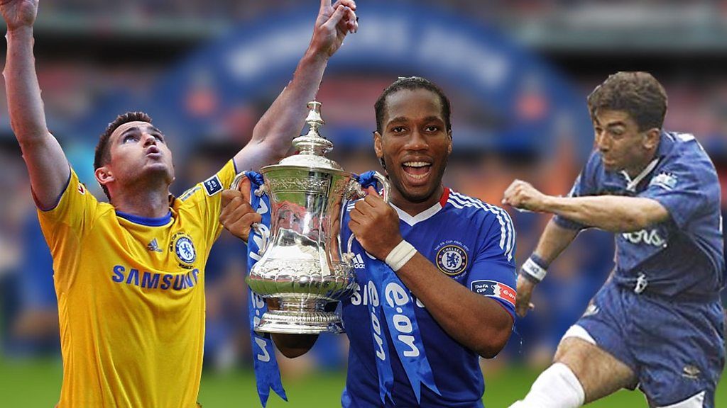 Frank Lampard, Didier Drogba & Roberto di Matteo Great Chelsea FA Cup final goals BBC Sport