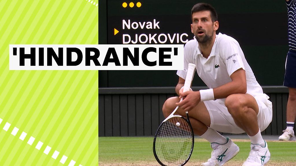 Wimbledon 2023: Novak Djokovic penalised during rally with Jannick Sinner