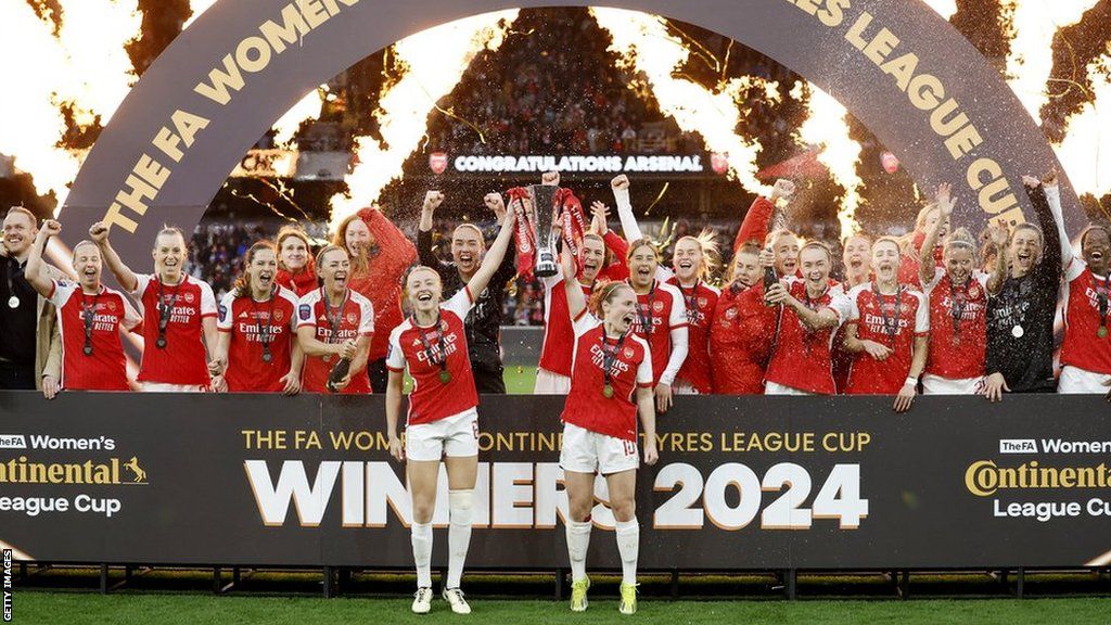 Arsenal 1-0 Chelsea (AET): Stina Blackstenius secures League Cup glory ...