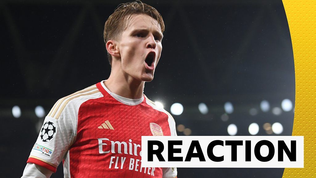 Odegaard hails Arsenal’s ‘massive night’ in Champions League