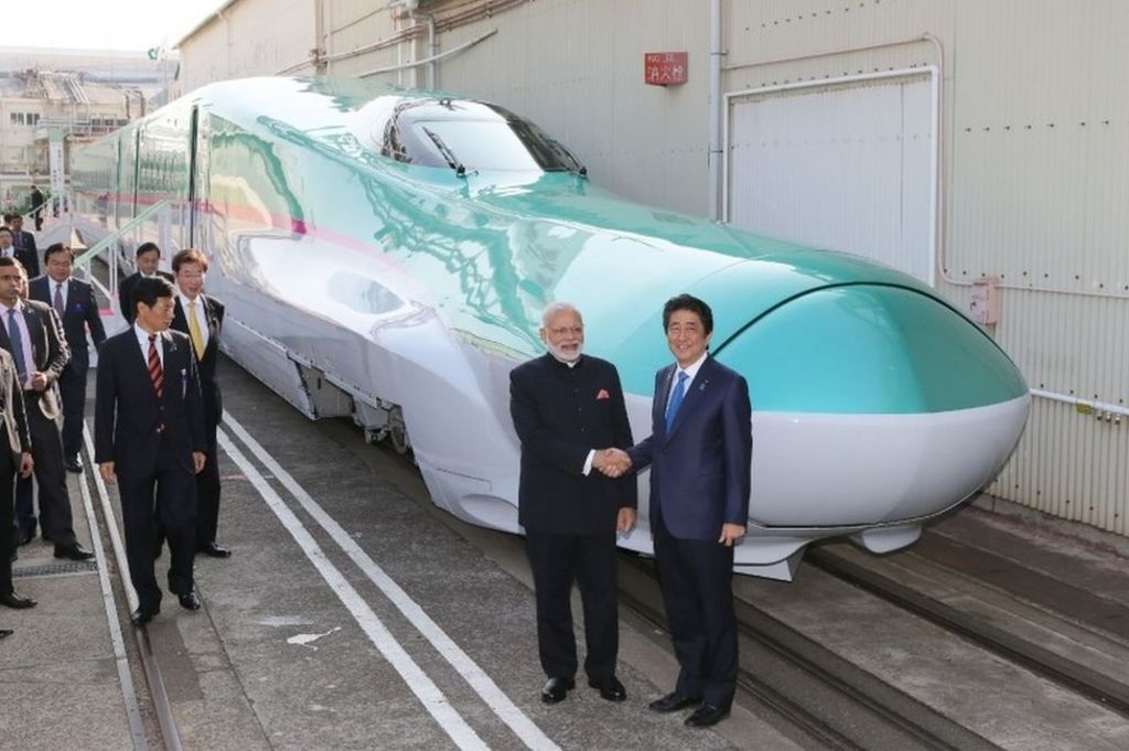 India launches first bullet train project