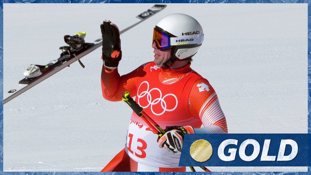 Winter Olympics: Beat Feauz wins men's downhill gold