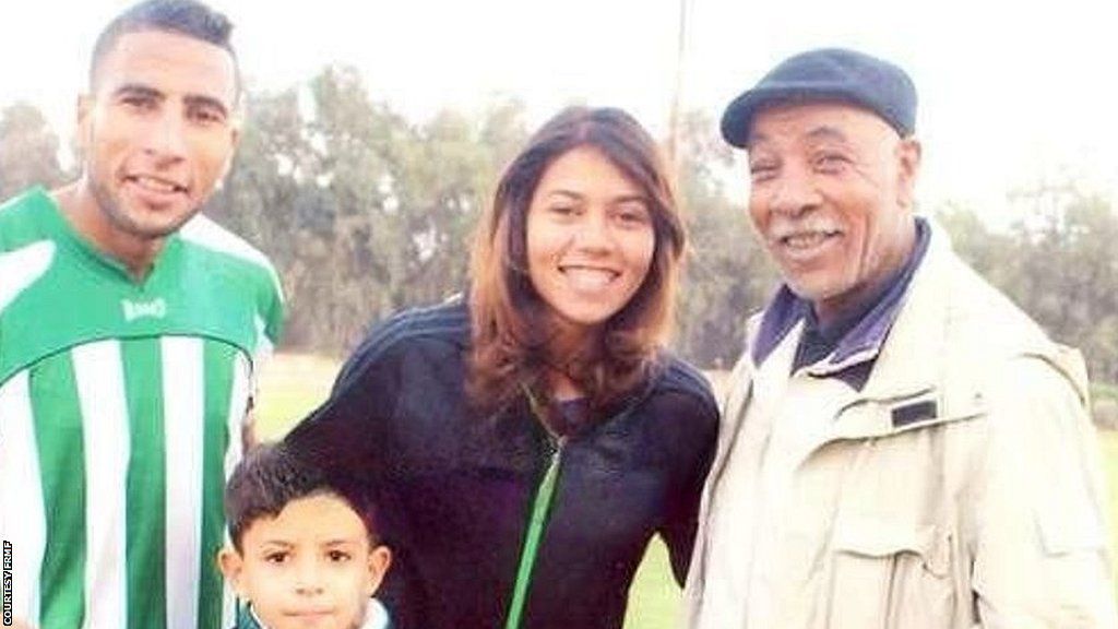 Morocco Women's World Cup football player Ghizlane Chebbak and her father, Larbi