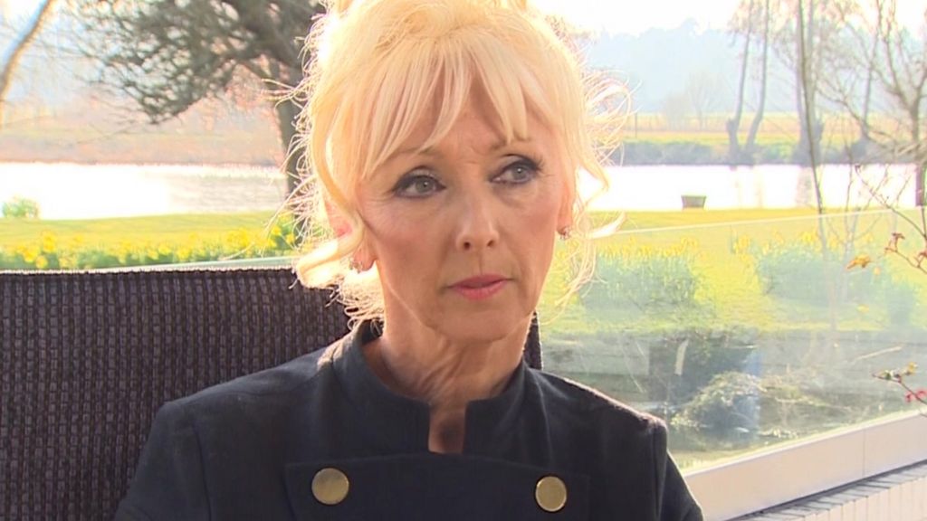 Debbie mcgee back on air after paul daniels death bbc news