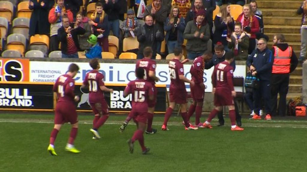FA Cup goals Bradford (Reid 22') 10 Chesham United BBC Sport