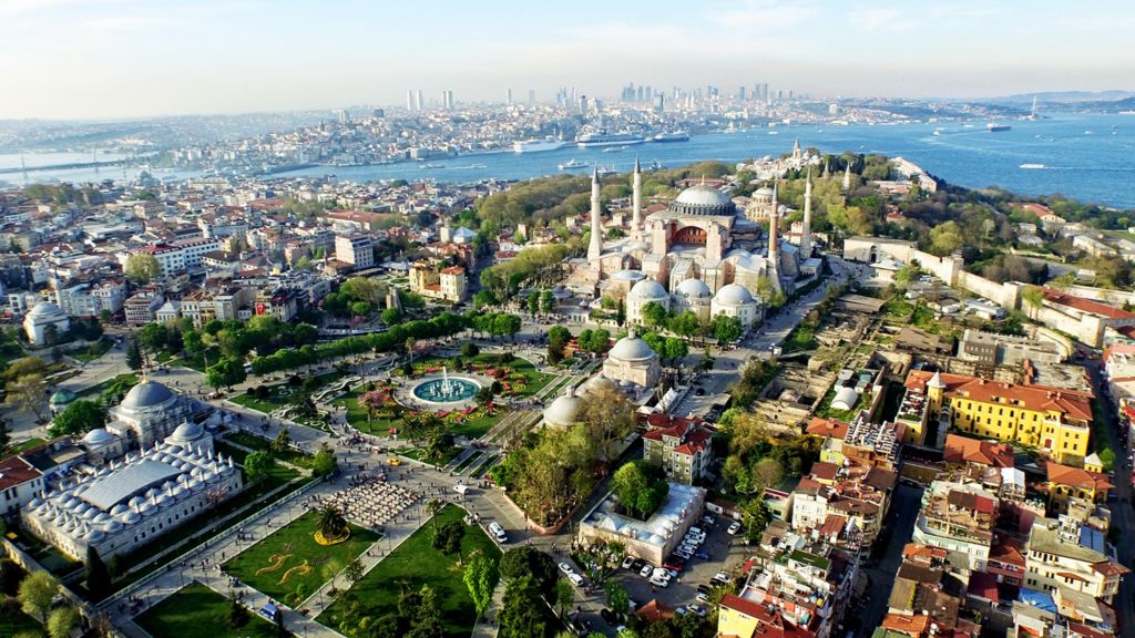 Vista aérea de Istambul