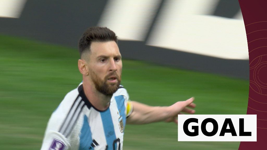 Messi gives Argentina the lead over Croatia