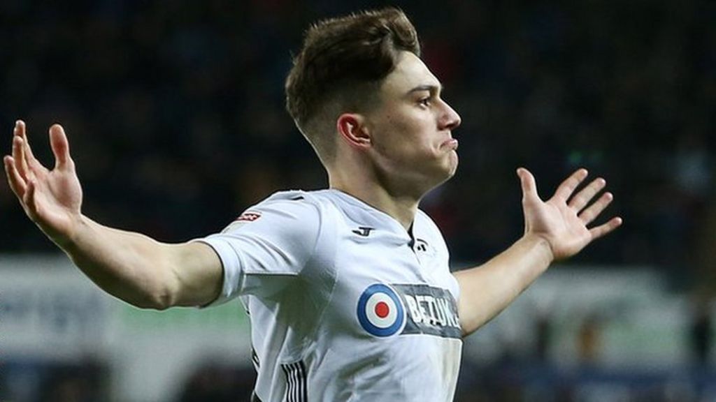 Abertawe'n gwrthod cynnig Leeds am Daniel James - BBC ...