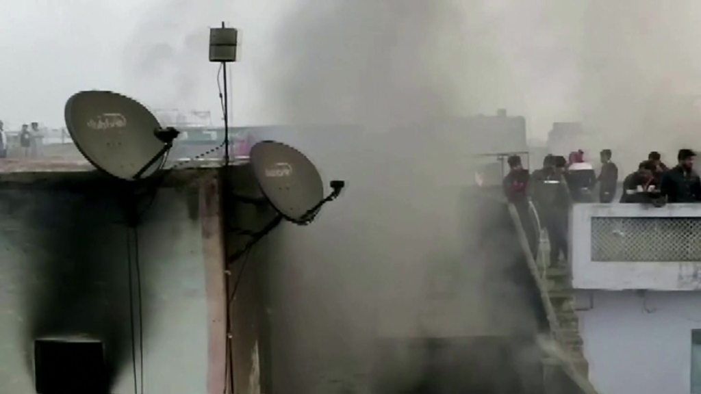 A fire has swept through a factory in Delhi killing more than 40 workers.