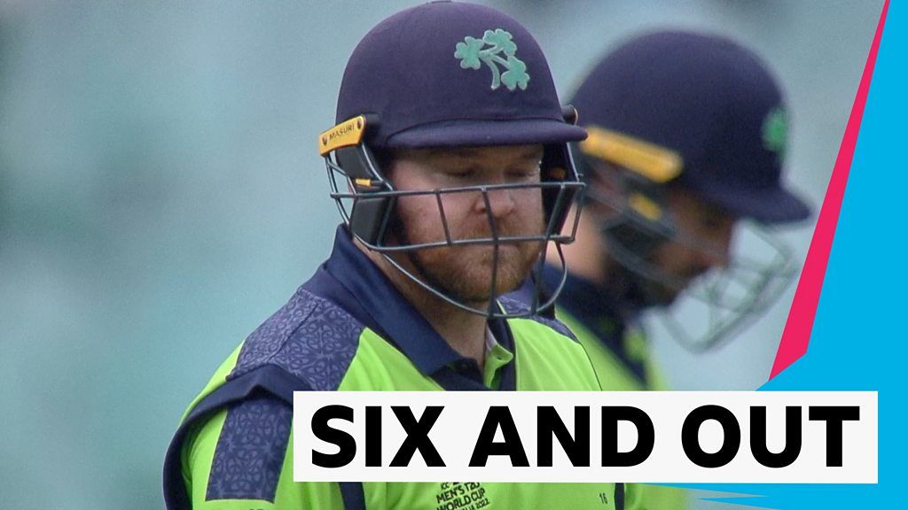Stirling hits big six but is caught two balls later