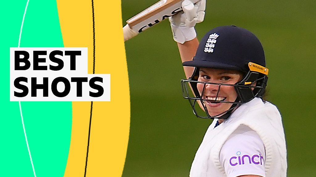 England v South Africa: Alice Davidson-Richards scores century on Test debut