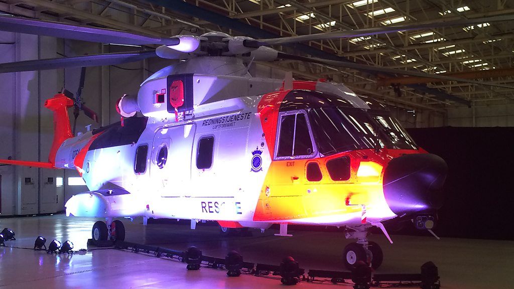 AW101 launch at Leonardo Helicopters (formerly known as Agusta Westland)