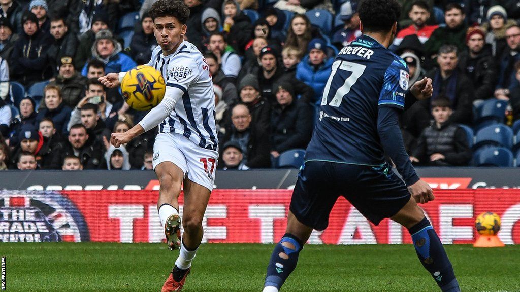 Jeremy Sarmiento during his loan spell at West Brom