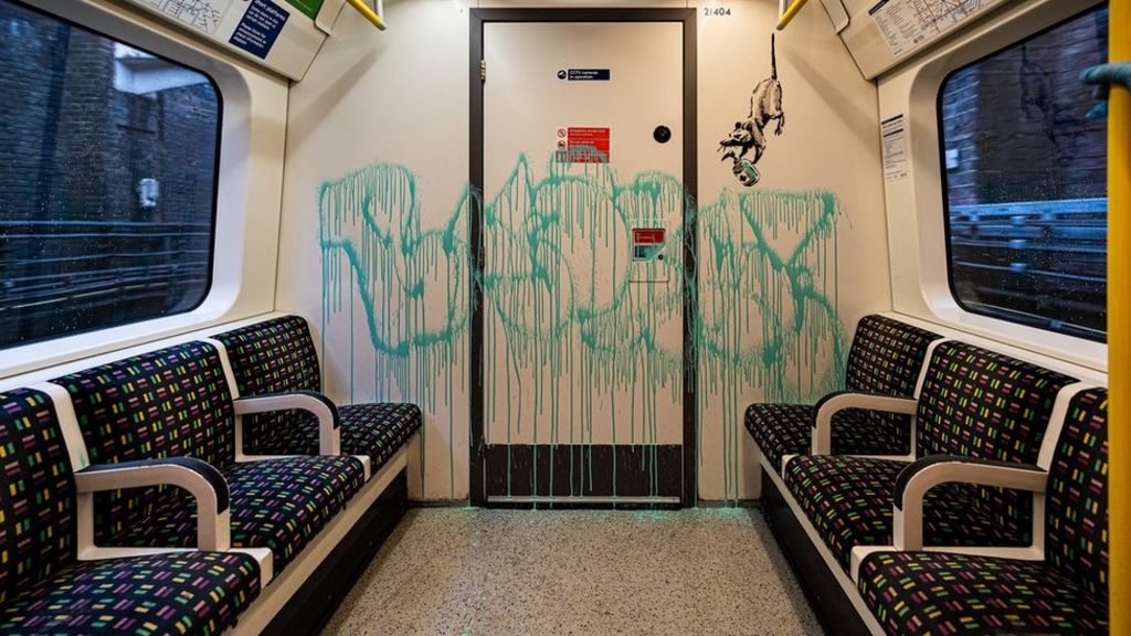 Banksy New Coronavirus Inspired Artwork Appears On Tube c News