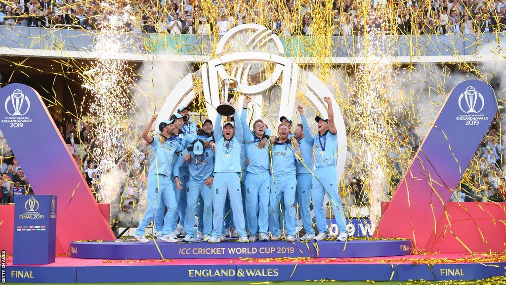 England celebrate winning the 2019 Cricket World Cup