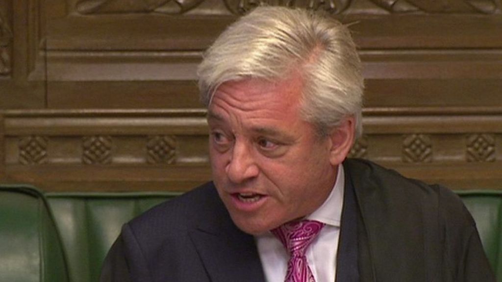 PMQs: Speaker John Bercow on MPs' behaviour in Commons