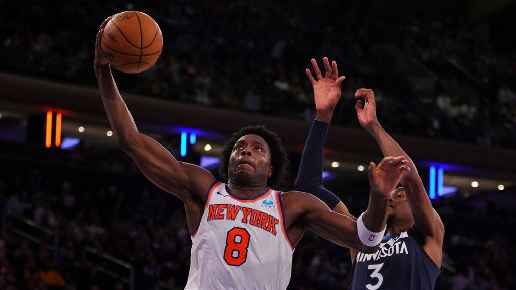 NBA: OG Anunoby inspires New York Knicks to winning return on debut - BBC  Sport