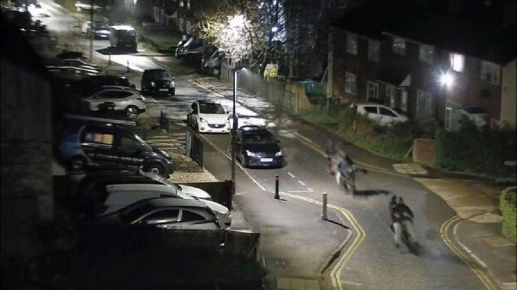 CCTV of the five victims travelling on three bikes